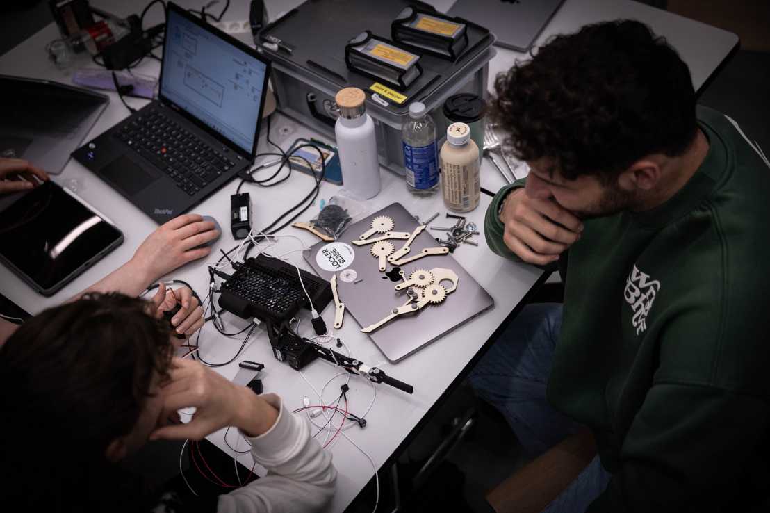 Enlarged view: Work table snapshot during the 2024 hackathon