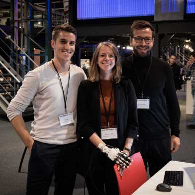 Jessica, Jan D and Jan M at Swiss Robotics Day Event