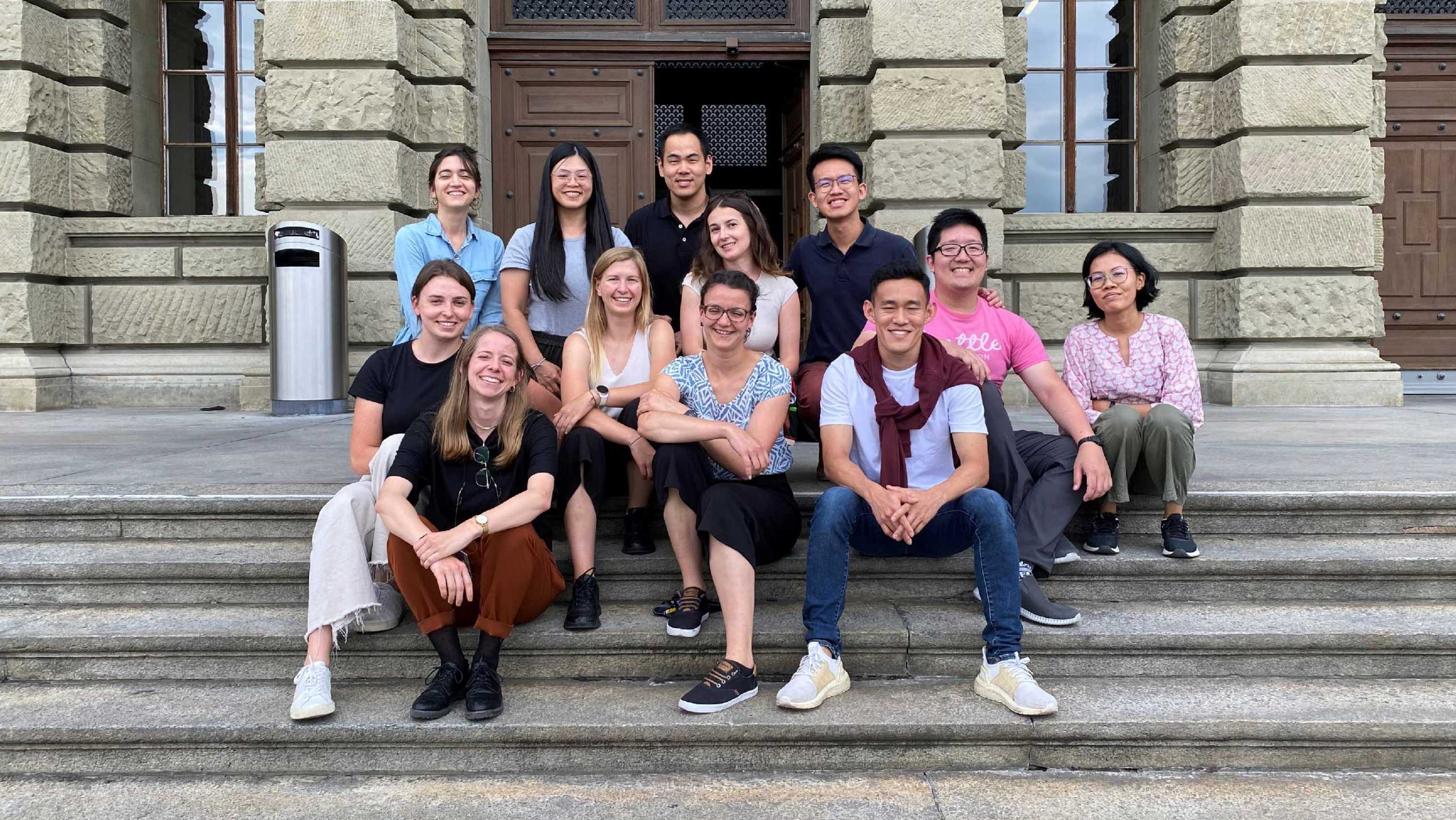 Enlarged view: Group Picture with guests from Singapore and Argentina on visit