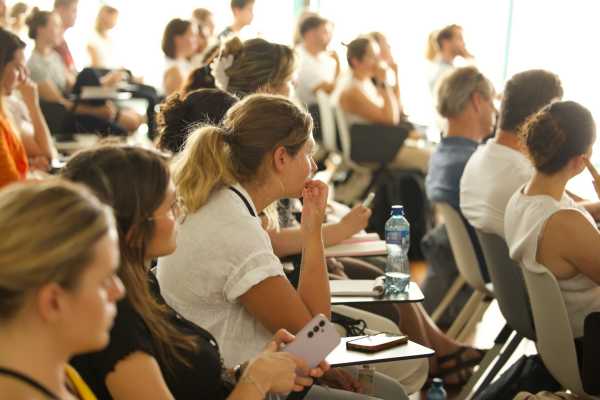 Enlarged view: Audience during talk