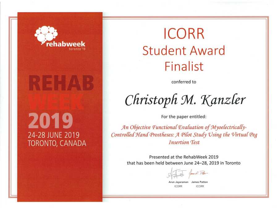 Enlarged view: Award ICORR
