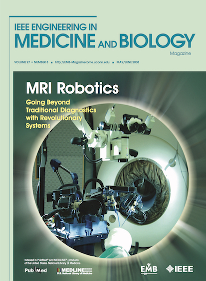 picture of cover page of IEEE Engineering in Medicine and Biology Special Issue on MRI Robotics