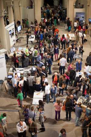 Enlarged view: Visitors at Scientifica 2012